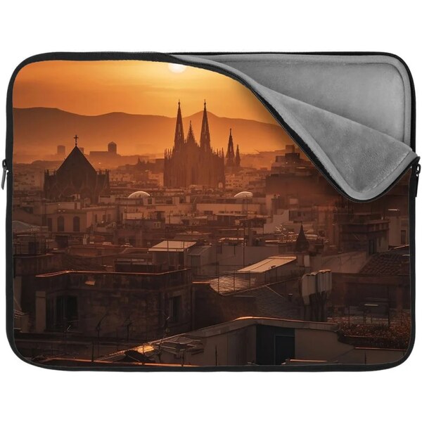 Sablio Obal na notebook Barcelona Night Skyline 65427086