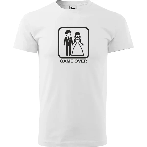 Sablio Tričko s potlačou GAME OVER 65109459
