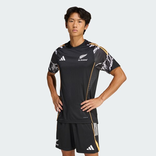 Adidas TRIČKO ALL BLACKS MARVEL PERFORMANCE TEE 66522811