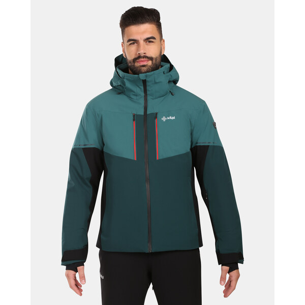 Pánska lyžiarska bunda Kilpi TONNSI-M tmavo zelená 66530147