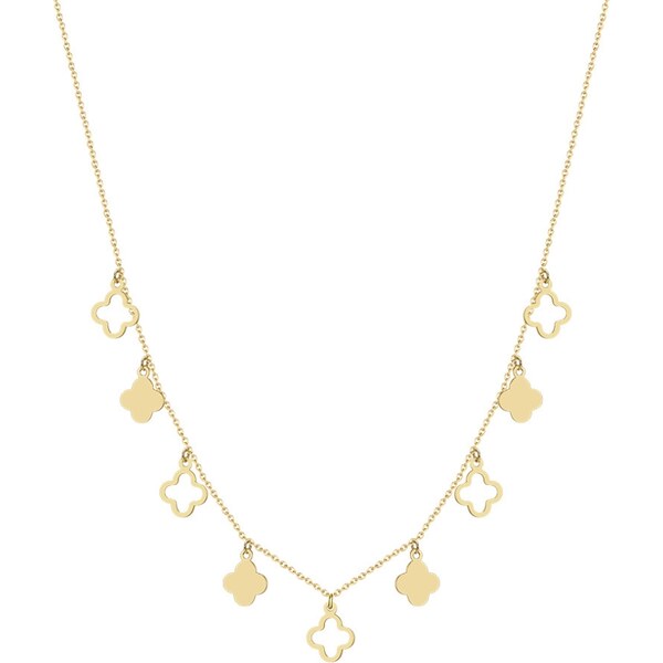 MAJYA Strieborná retiazka s príveskom LUCKY MILEY pozlátená 11947 66712526