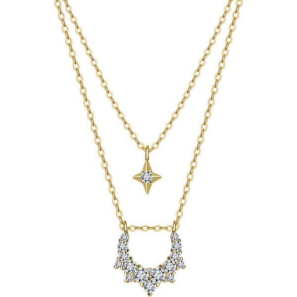 MAJYA Strieborná retiazka s príveskom QUEEN pozlátená 11944 66712524