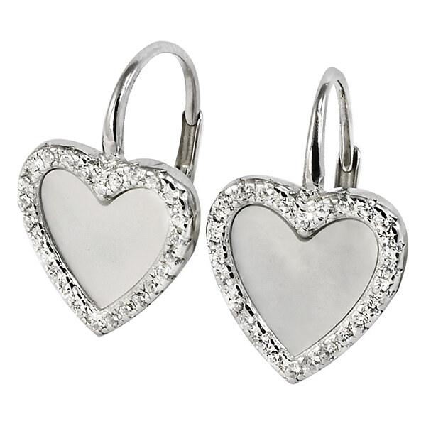 Strieborné náušnice Glare 941 66531261