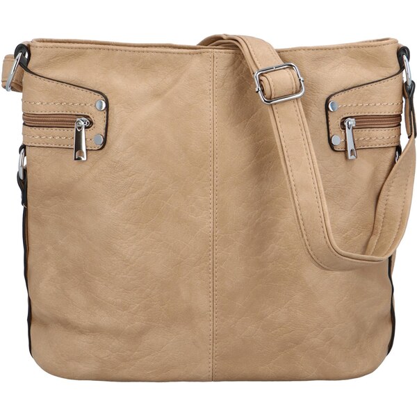 Dámska crossbody kabelka tmavo béžová - Mahel Serena béžová 66882208