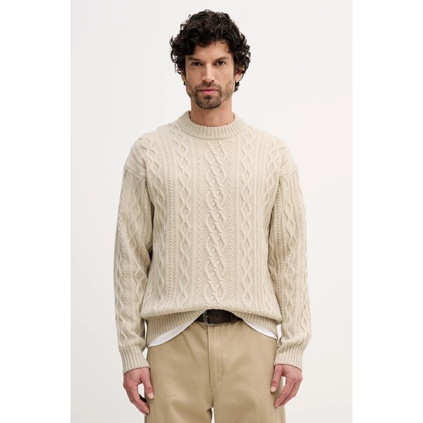 Vlnený sveter BOSS Orange Kableto 66555063