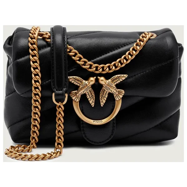 Pinko Kožená crossbody kabelka 37677829