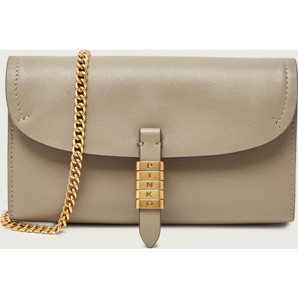 Pinko Kožená listová kabelka / peňaženka SADDLE 66532623