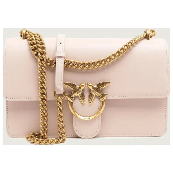 Pinko Kožená kabelka na rameno LOVE ONE CLASSIC 37410527