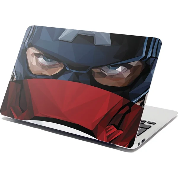 Sablio Samolepka na notebook Kapitán Amerika pohľad cez štít 65112614