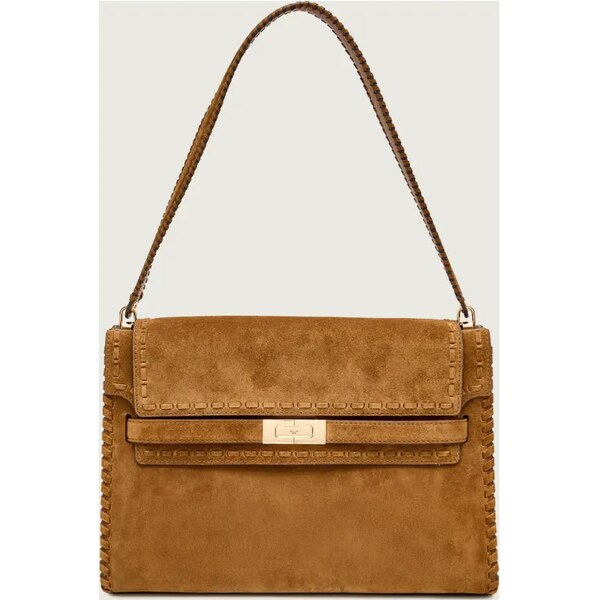 TORY BURCH Kabelka na rameno Lee Radziwill | semiš 66532667