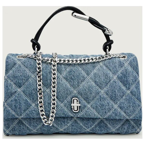 Marc Jacobs Kabelka na rameno The Quilted Denim Dual Convertible | s 66532674