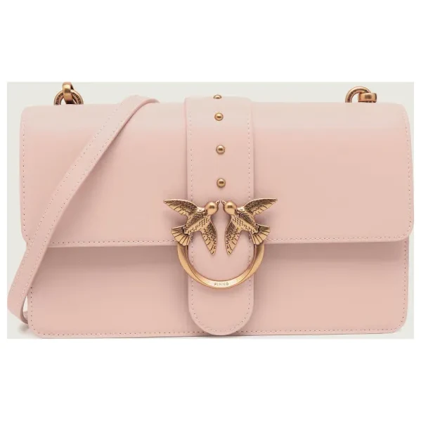 Pinko Kožená kabelka na rameno LOVE ONE 37868655