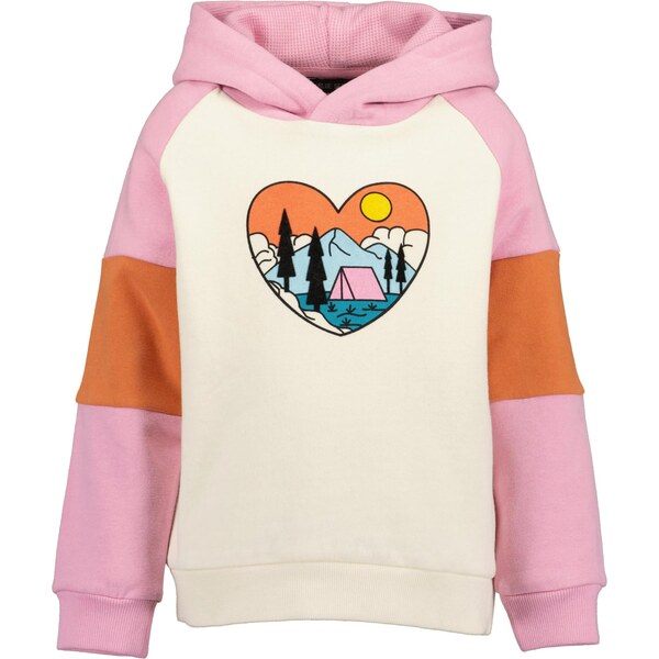 BLUE SEVEN Mikina nebesky modrá / mandarínková / pitaya / šedobiela 66536493