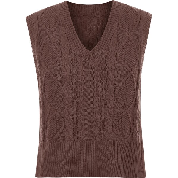 Imily Bela Sveter tmavohnedá 66536729