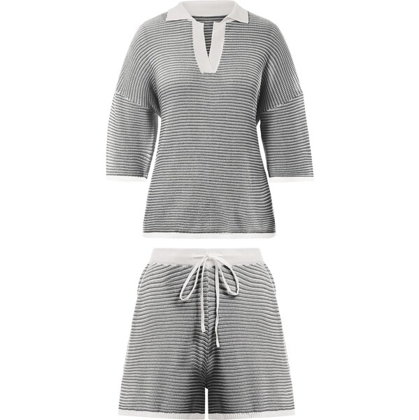 Imily Bela Nohavicový kostým svetlosivá / čierna 66536841