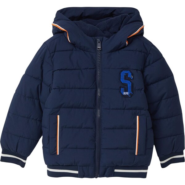 s.Oliver Zimná bunda modrá / tmavomodrá / oranžová / šedobiela 66536895