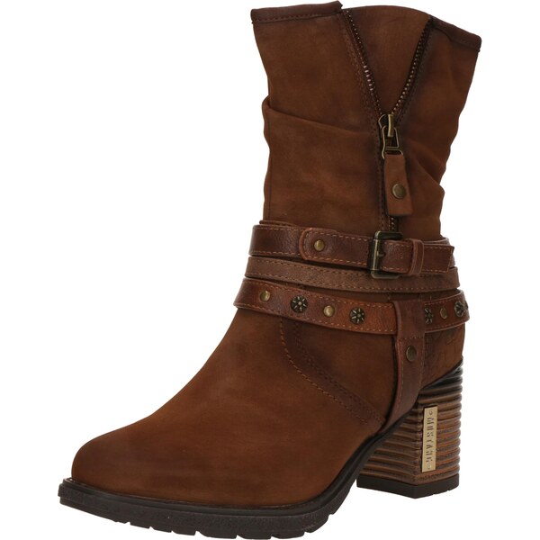 MUSTANG Kovbojské čižmy koňaková 66536933