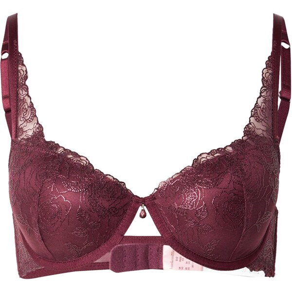 Hunkemöller Podprsenka Hollie bordová 66537057