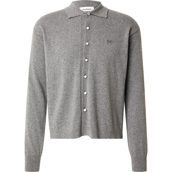 Soulland Kardigán YVES sivá melírovaná 66537590