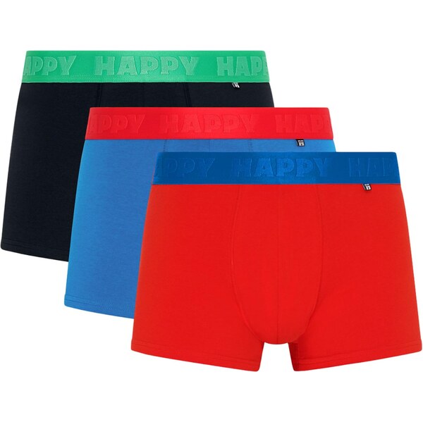 Happy Socks Boxerky svetlomodrá / limetová / červená / čierna 66537610
