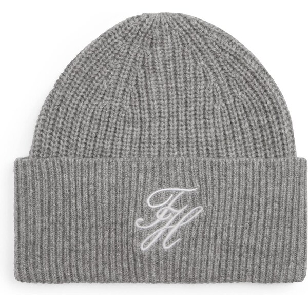 TOMMY HILFIGER Čiapky sivá melírovaná / biela 66537680