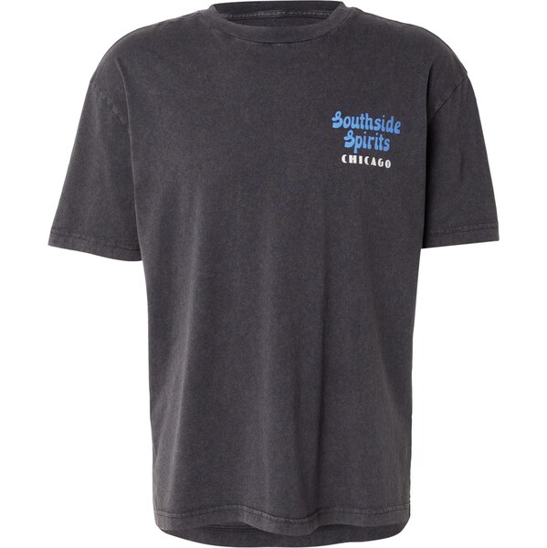 HOLLISTER Tričko azúrová / svetlosivá / čierna / biela 66537793