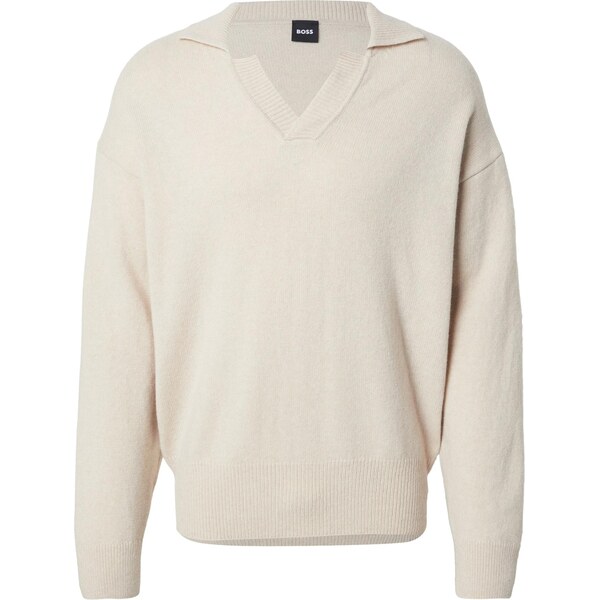 BOSS Sveter Ucari prírodná biela 66537785