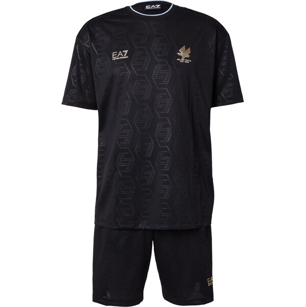 EA7 Emporio Armani Tréningový komplet svetlomodrá / zlatá / tmavosivá 66537828