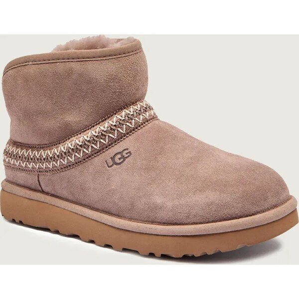 UGG Snehule CLASSIC MINI CRESCENT | semiš 64827707
