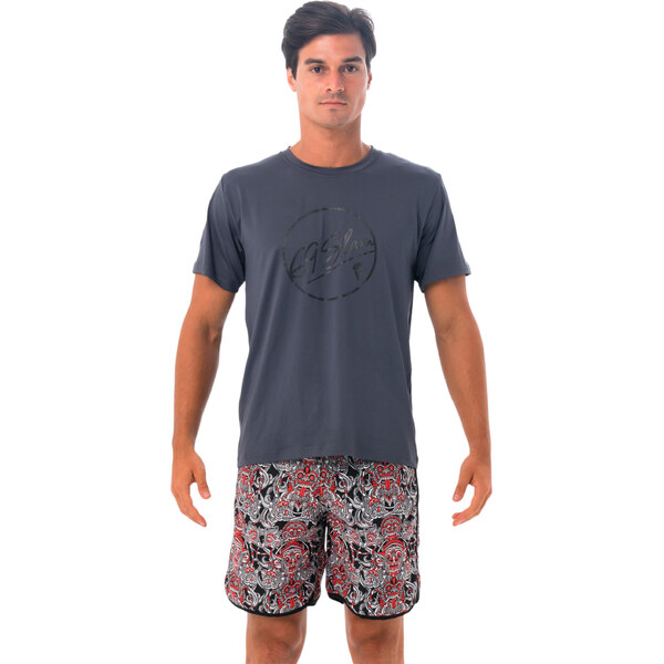 Pánske tričko 69SLAM BUBBLE GREY UPF +30 (MTZUBE-GY) 66554965