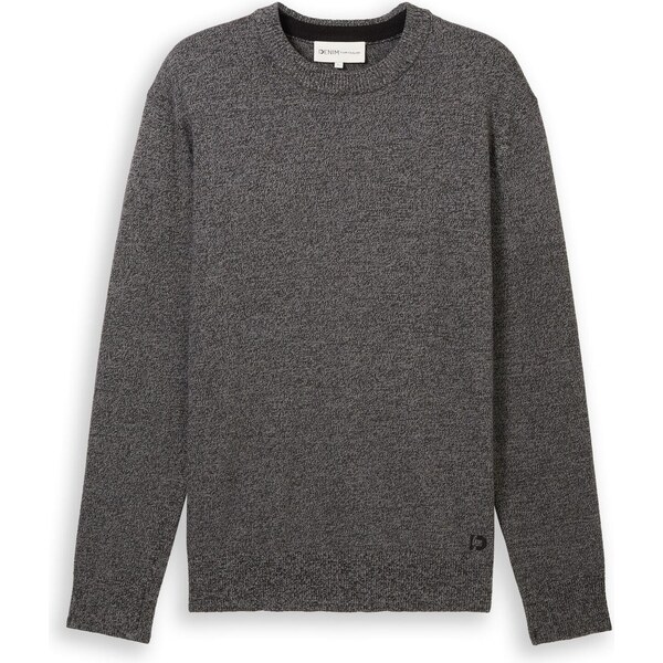 TOM TAILOR DENIM Sveter antracitová / čierna 62854577