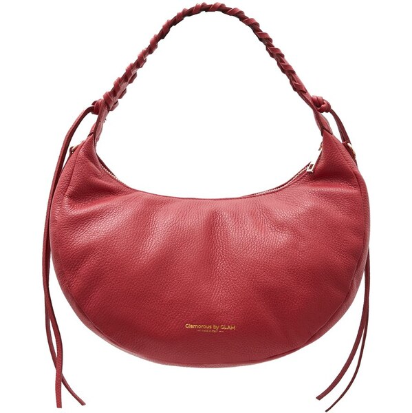 Glamorous by GLAM Kožená kabelka přes rameno červená 66561443