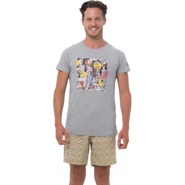 Pánske tričko 69SLAM SKULLAGE GREY (MTRKAG-GY) 66561462