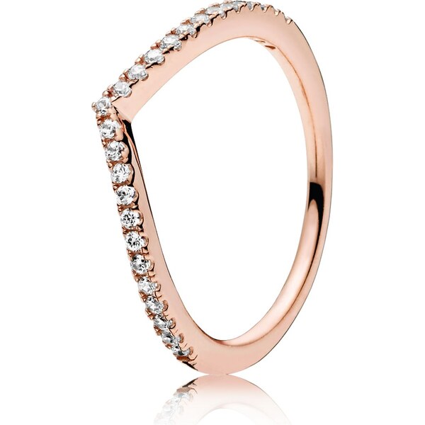 PANDORA prsteň Trblietavé prianie 58185089