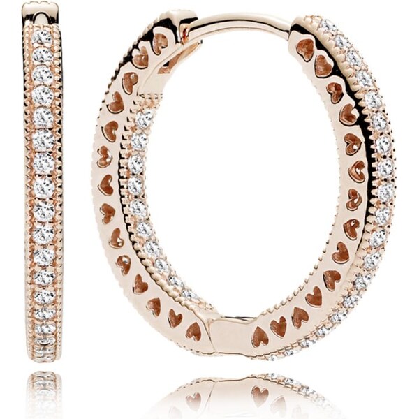 PANDORA Rose náušnice Srdce PANDORA 58185094
