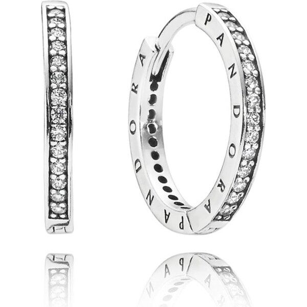 PANDORA náušnice Podpis PANDORA 58185096