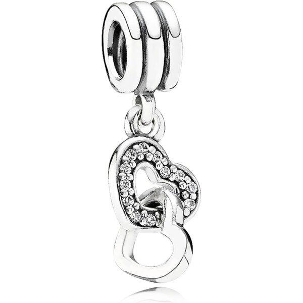 PANDORA prívesok Prepletené srdce 58185117