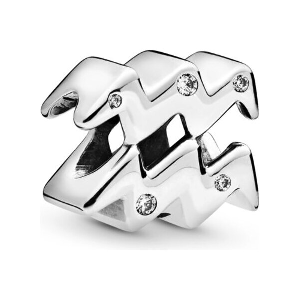 PANDORA prívesok so znamením zverokruhu Trblietavý Vodnár 58185271