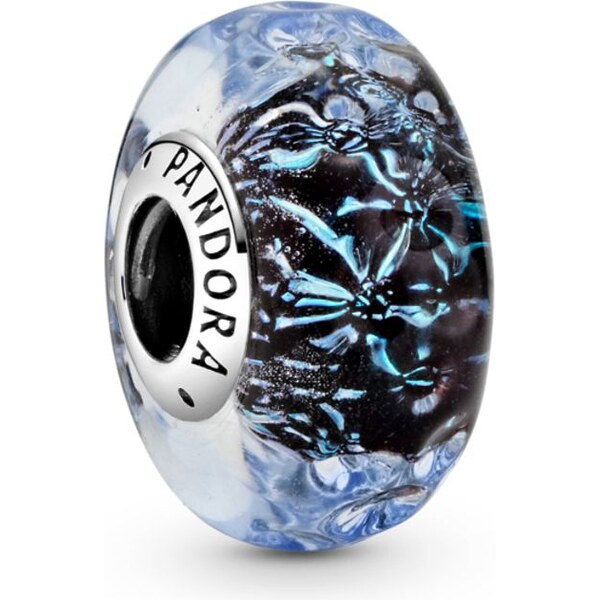 PANDORA prívesok Murano Tmavomodré vlny 58185332