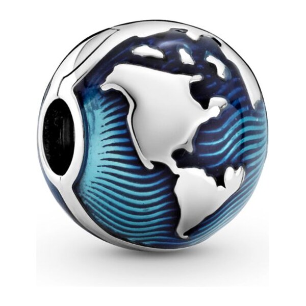 PANDORA klip Modrá zemegule 58185426