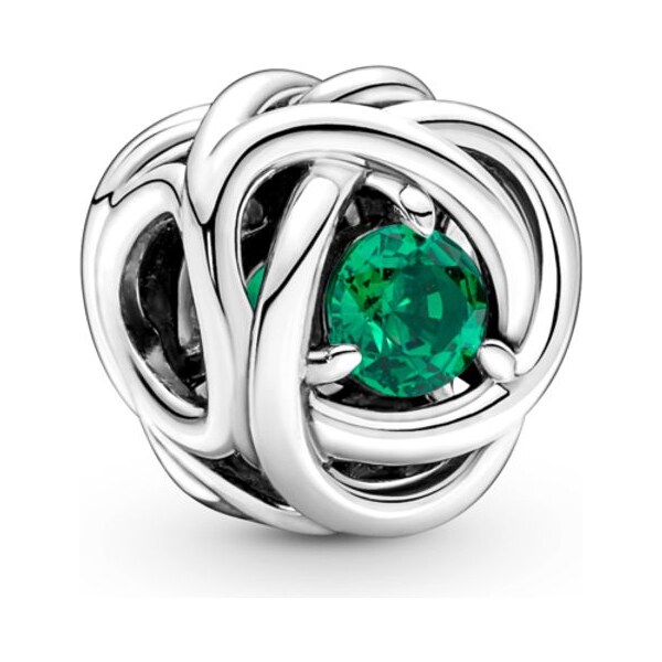 PANDORA prívesok Kráľovsky zelený kruh večnosti 58185536