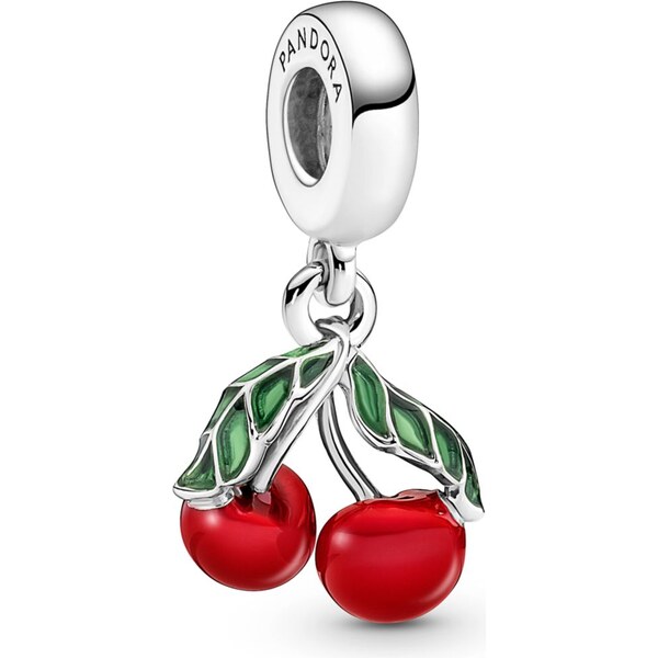 PANDORA Asymetrický visiaci prívesok čerešní 58185599