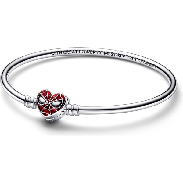 PANDORA pevný náramok Marvel Maska Spider-Mana 58185710