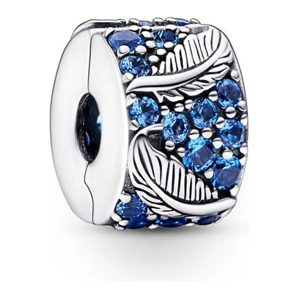 PANDORA klip Zahnuté pierko a pavé 58185781