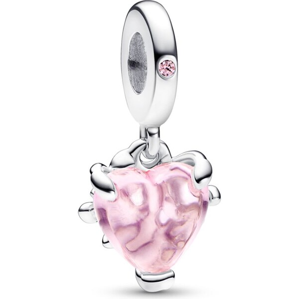 PANDORA prívesok Ružový strom života a srdca 58185789