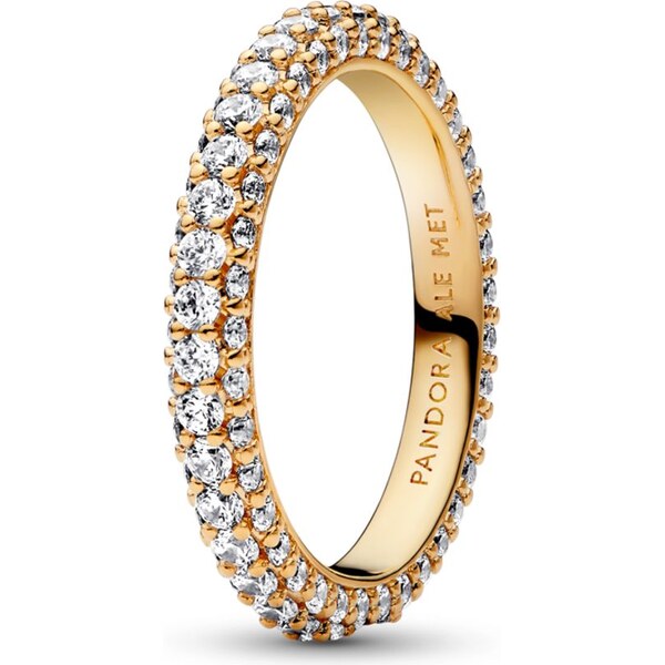 PANDORA prsteň Pandora Timeless s jedným radom pavé 58185830