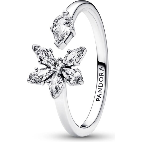 PANDORA otvorený prsteň Trblietavý herbárový zhluk 58185831