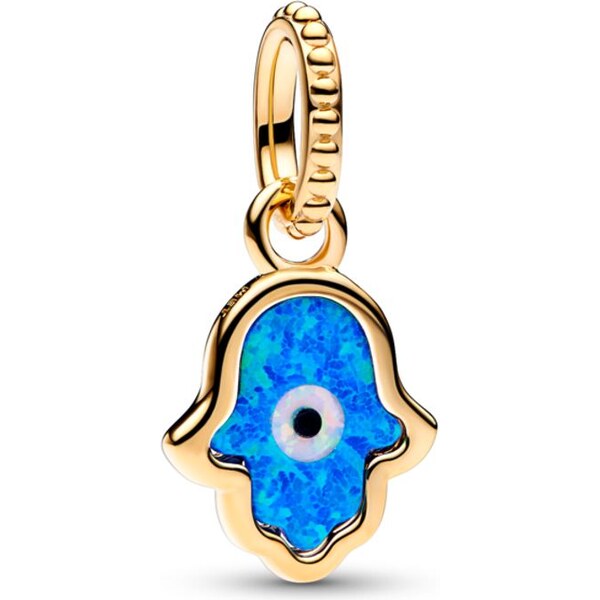 PANDORA opaleskujúci visiaci prívesok Ruka Fatimy 58185840