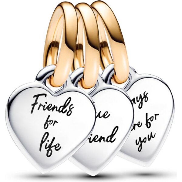 PANDORA trojitý prívesok Rozdeliteľné priateľstvo 58185883