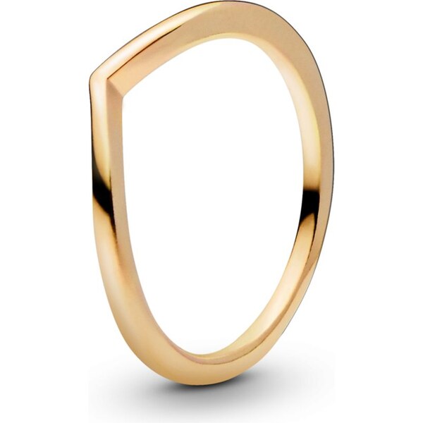 PANDORA pozlátený prsteň Lesklé prianie 58185914